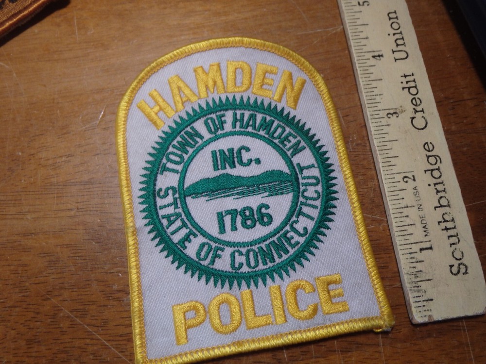 HAMDEN CONNECTICUT  VEST  PATCH OBSOLETE  BX 25#6