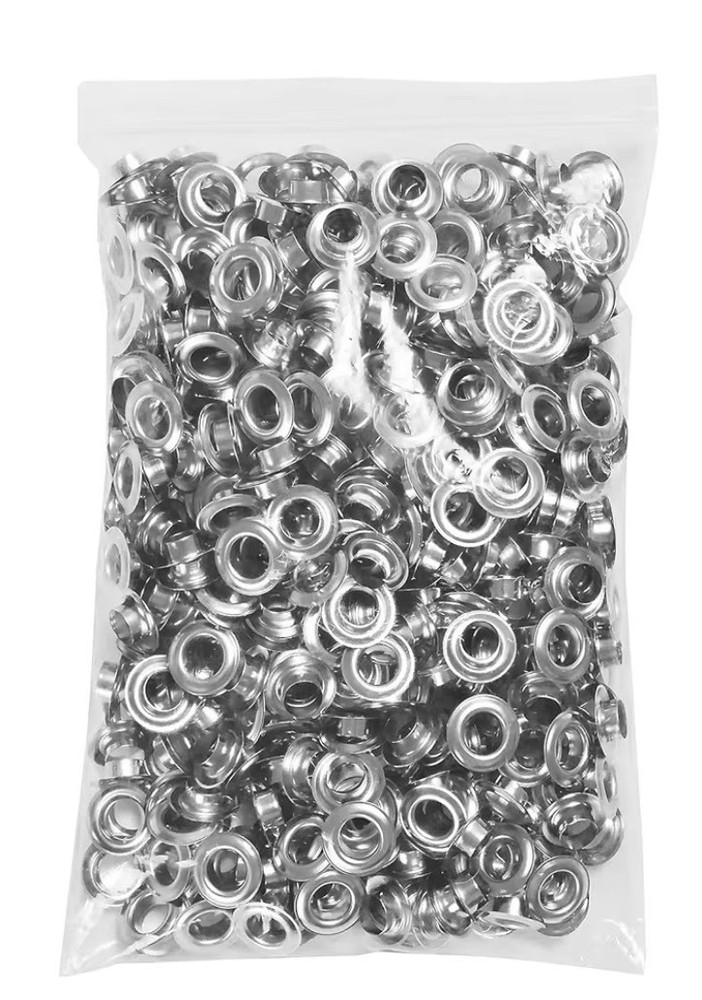 Set of 500 eyelets, for various uses.