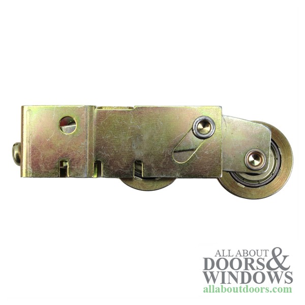 Sliding Glass Door Roller Two Wheels Plain Back Case Dual Wheel Concave Roller