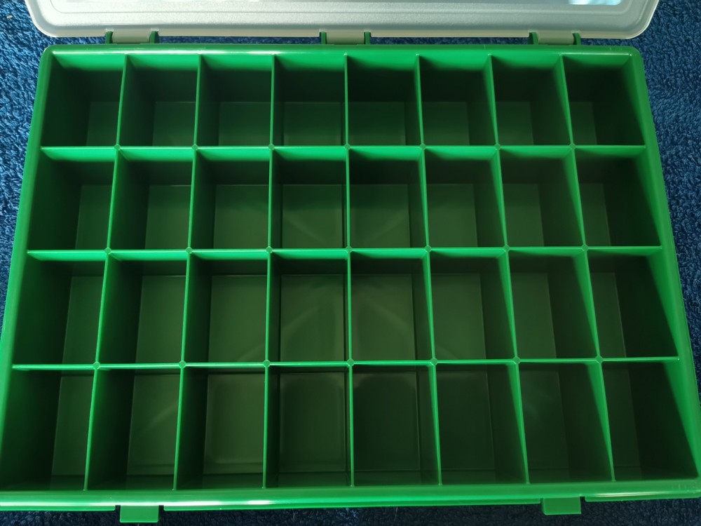 Polypropylene Compartment Box, 57 mm x 338 mm x 260 mm