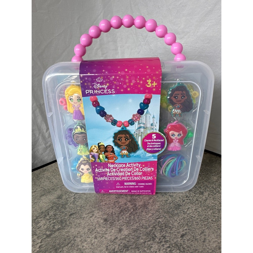 Disney Princess Necklace Activity Case – Jewelry Making Kit