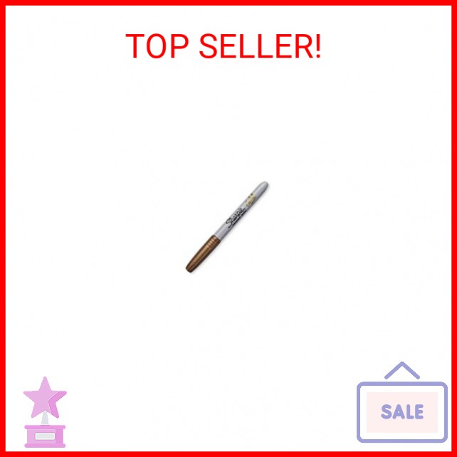 Sharpie Metallic Permanent Markers, Gold, 4/Pack