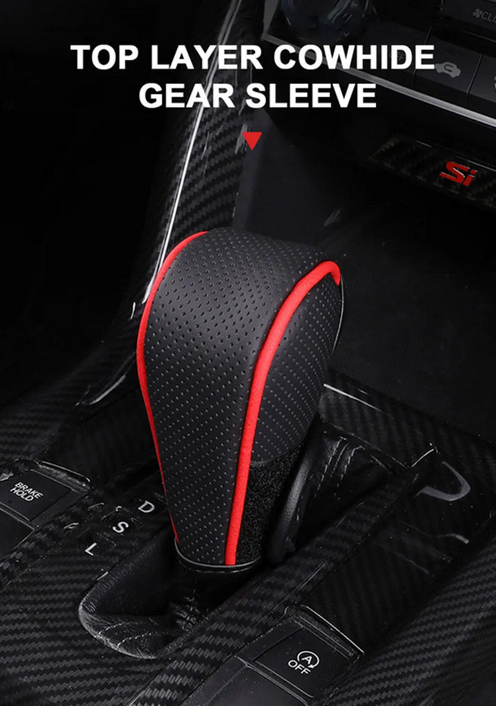 Car Gear Shift Knob Cover Gear Shift Grip Handle Protector Accessories
