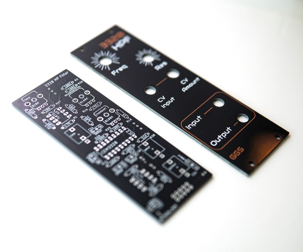 3320 High Pass Filter / Eurorack / VCF / PCB & Front Panel / DIY Synth Module
