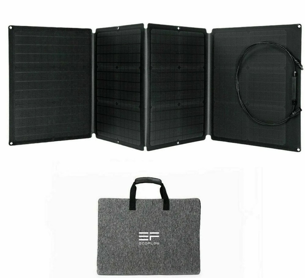 EcoFlow Solar Generator RIVER 2 Max 512Wh+110W Solar Panel Certified Refurbished