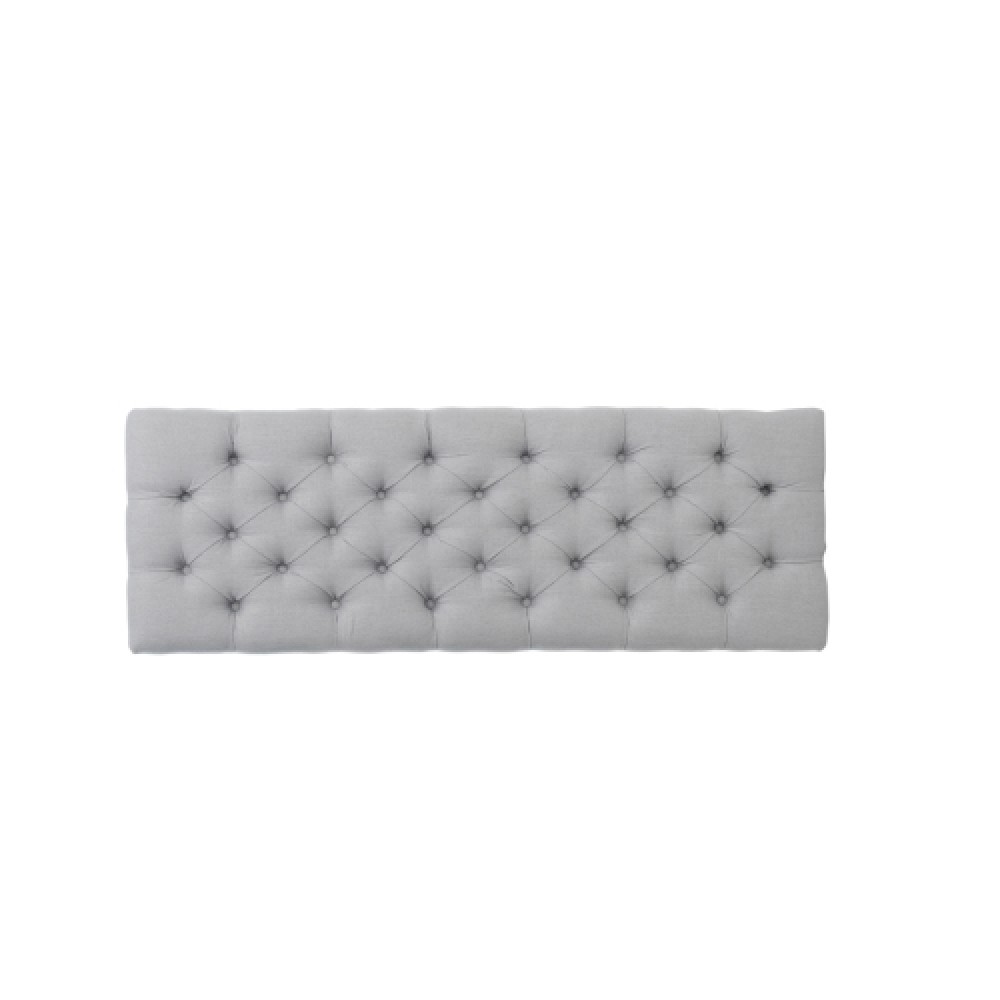 Light Gray Storage Ottoman Bench, Button Tufted Diamond Stitch Extra Seating