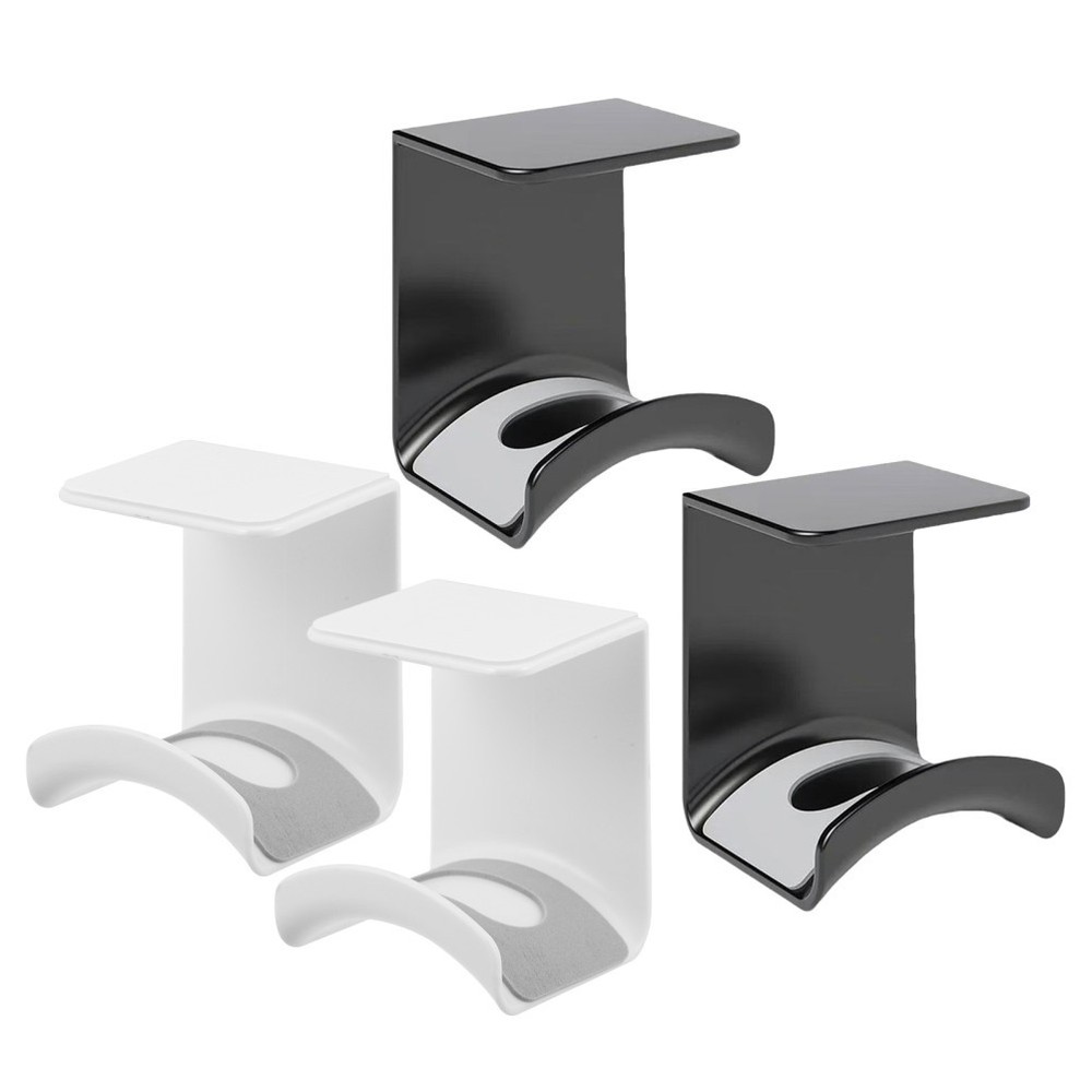 4 Pcs Under Desk Headphone Stand Classroom Accessories Holder Mount