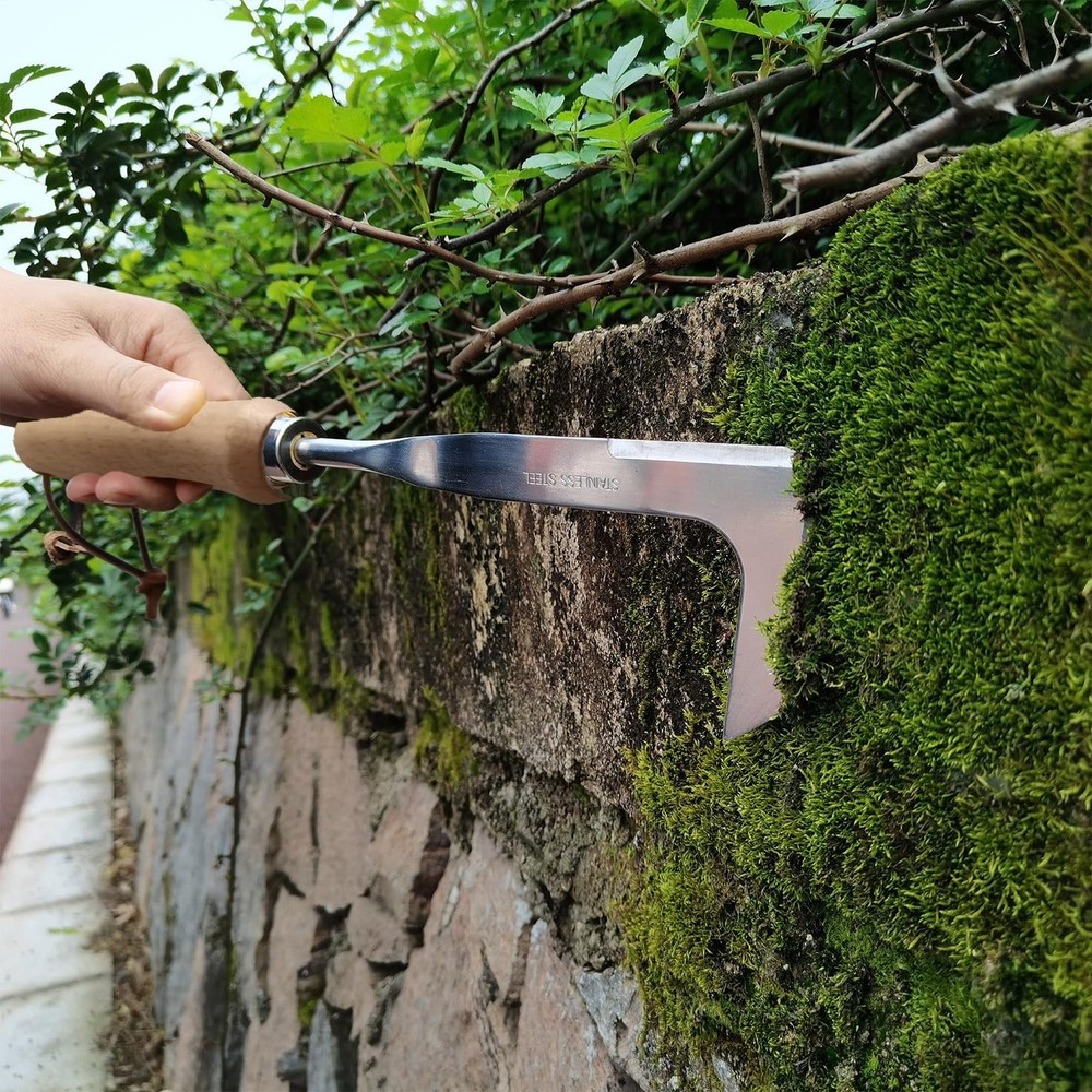 Crack Weeder Crevice Weeding Tool With Upgrade Sharp Hook Point Lshaped Weed Pul