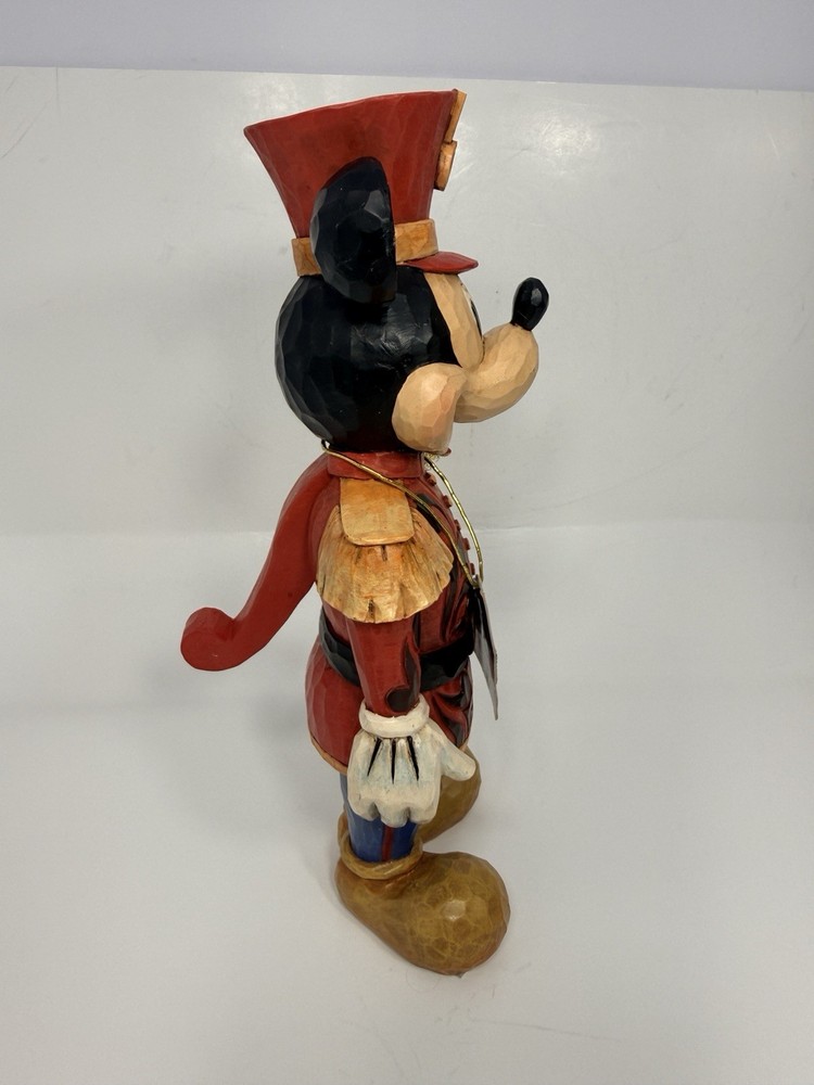 Jim Shore Disney Traditions Mickey Mouse Salutations Nutcracker Figurine READ