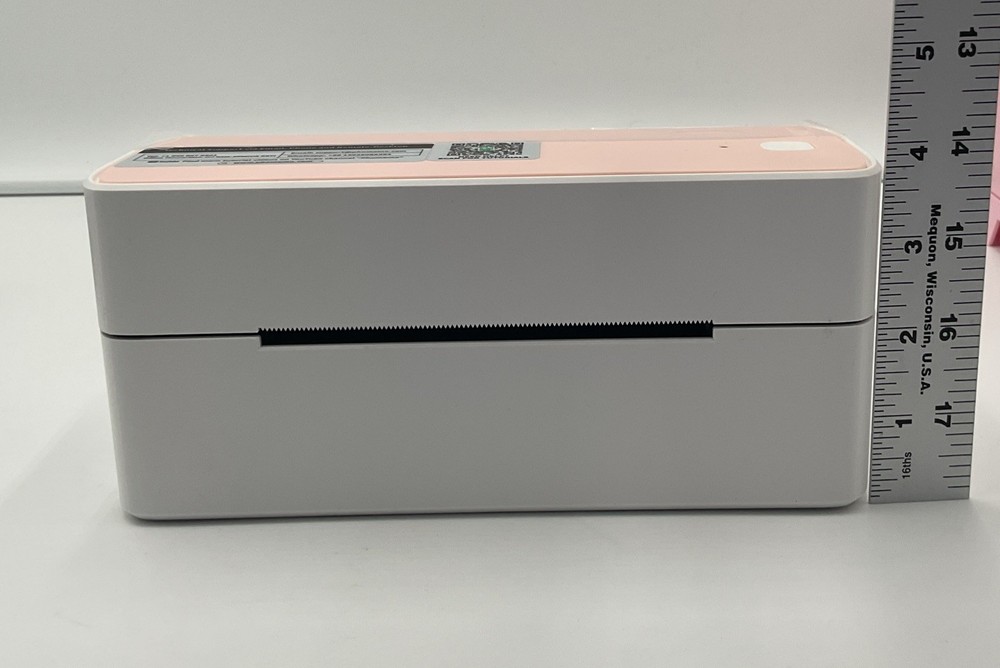 Phomemo Portable Bluetooth Thermal Printer W/ Power Adapter, Labels & Stand READ