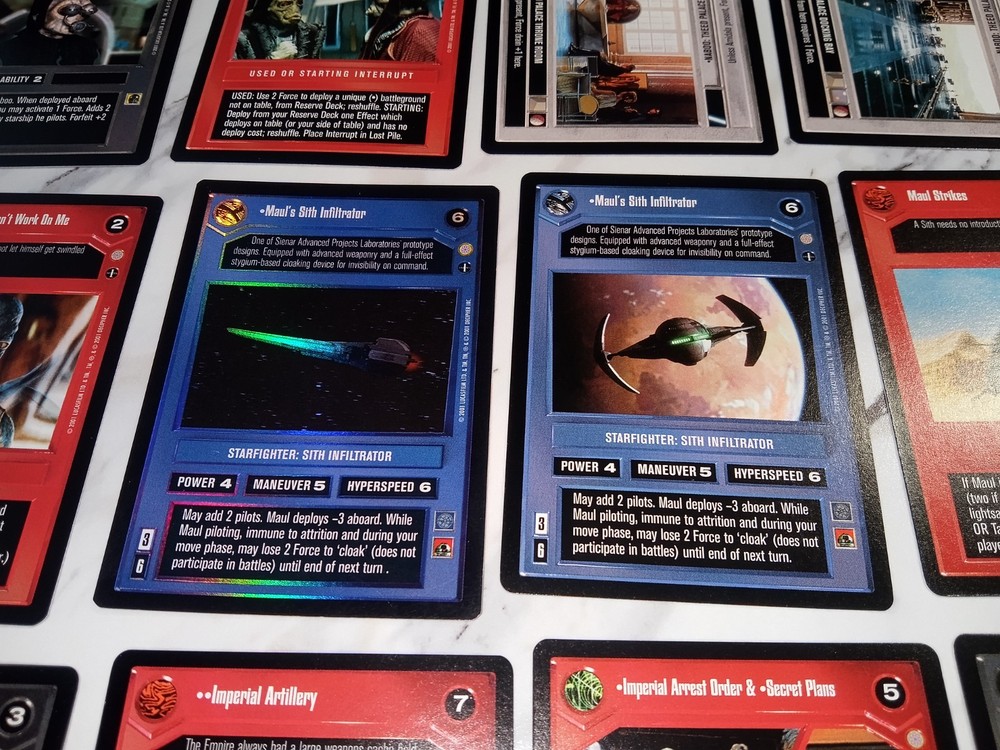 Star Wars CCG Coruscant Complete Set (Base + Rules + Checklists + All AIs) READ