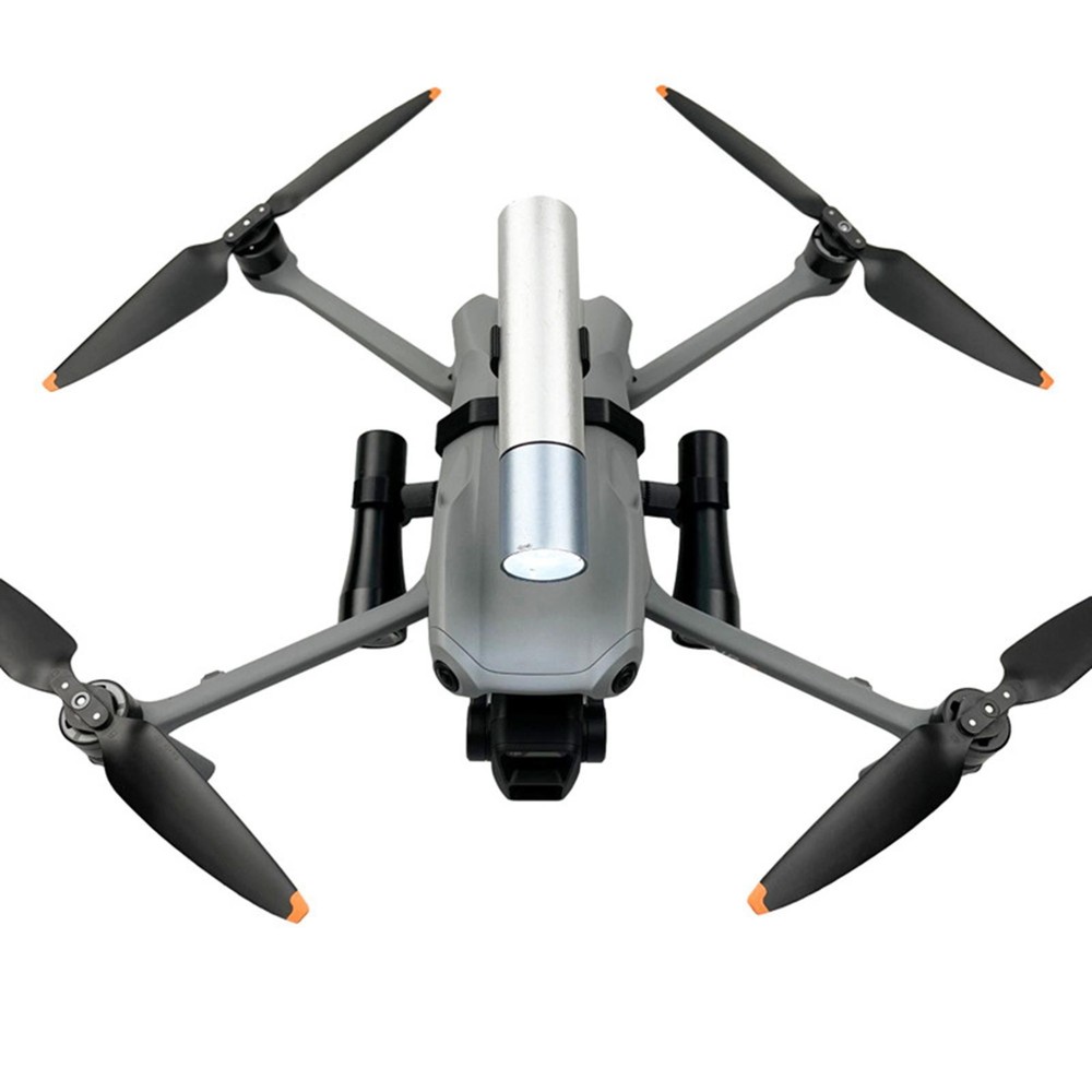 2 Pcs Black Flashlight With Bracket & Wrench Durable For DJI Air 3 Drone