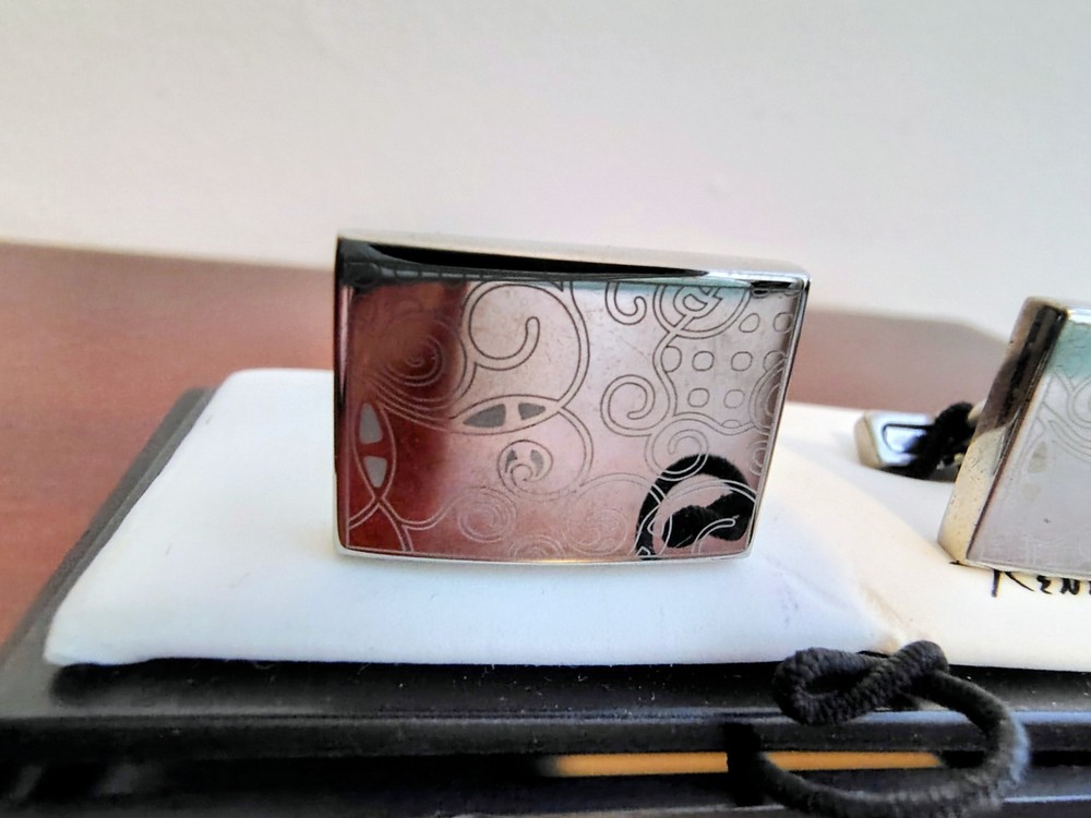 Silver Tone Kenneth Cole Cufflinks