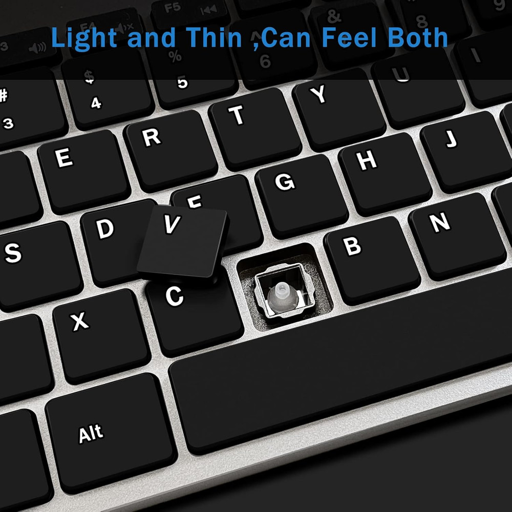 Wireless Keyboard and Mouse Combo, Compact Quiet Wireless Keyboard and Mouse Set