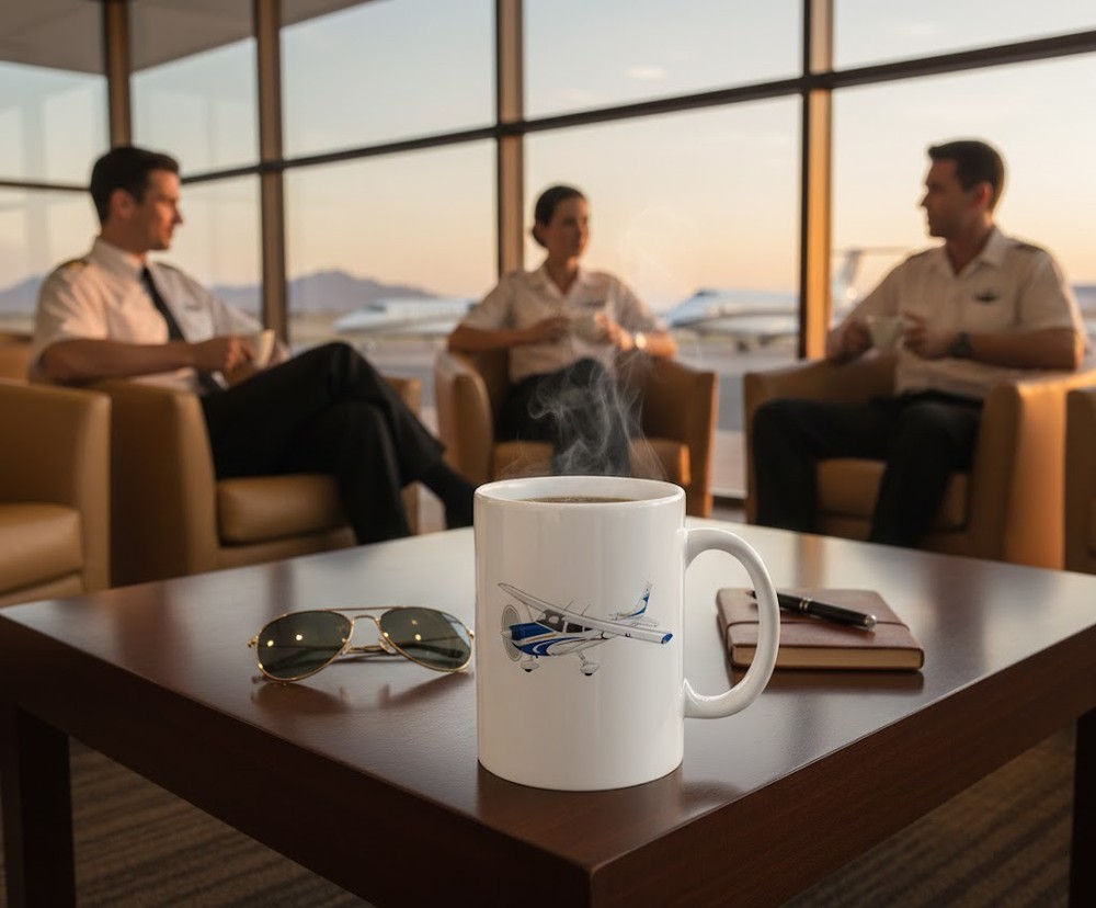 Cessna 172S Ceramic Coffee Mug - 15oz.