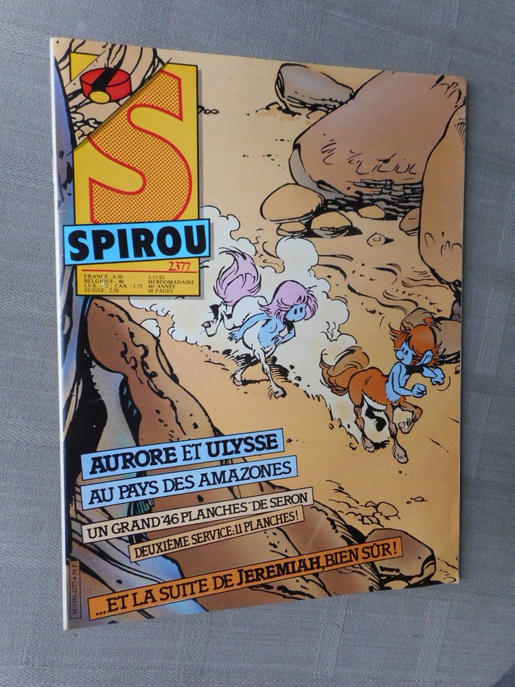 Spirou Weekly No. 2377 1983 TBE Complete