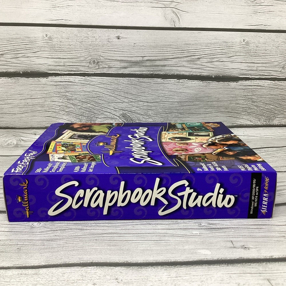 Hallmark Scrapbook Studio 2001 Windows XP/2000/98/95/ME/NT4 WSP4