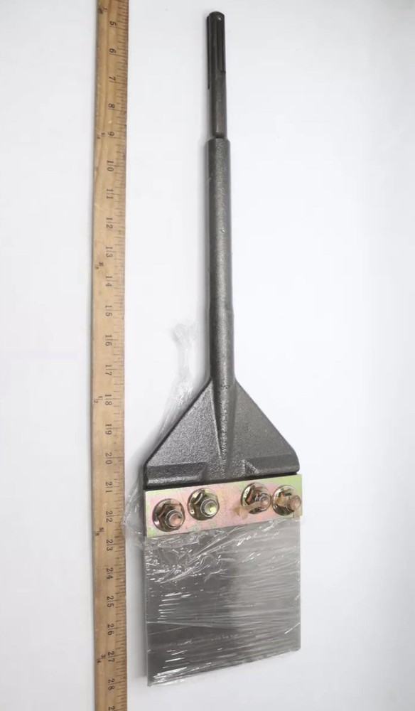 6” Wide Floor Scraper for SDS Max Replaceable Blade Demo NEW