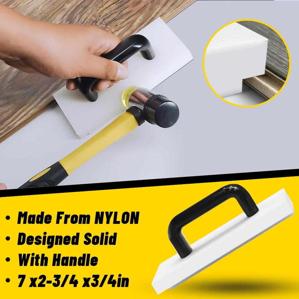 Laminate Flooring Installation Kit Tapping Block Pull Bar Spacers Mallet Tools