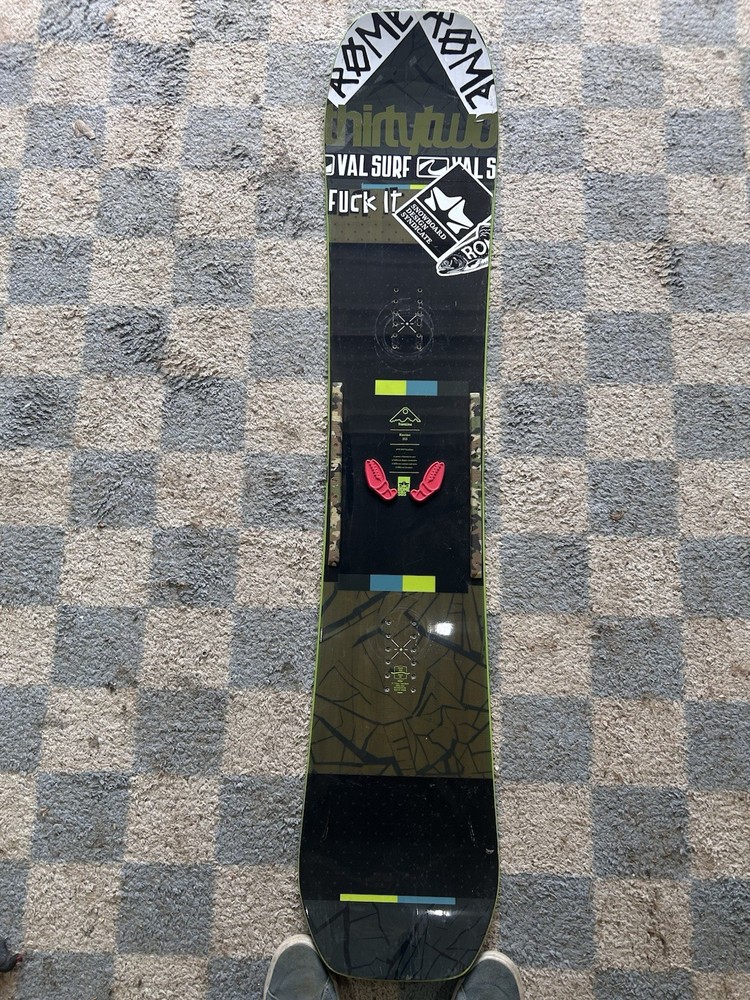 Rome Ravine Powder Snowboard Size 154