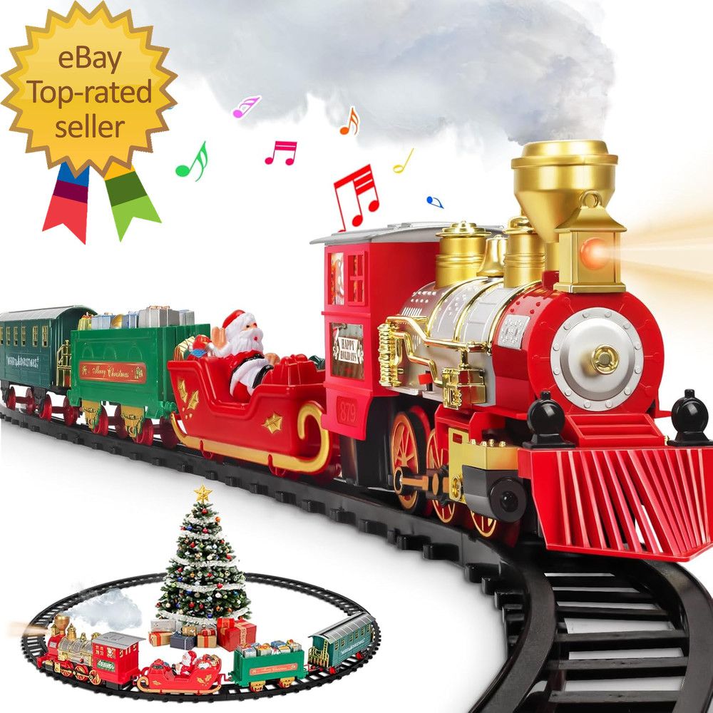 Train Set Christmas Train Set with Steam  Light and Sounds Train Sets