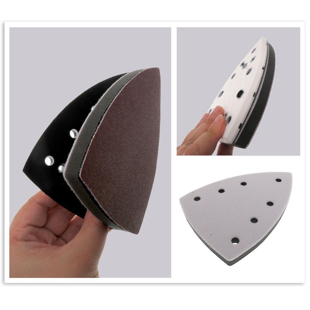 Efficient Triangle Sanding Pads 2pcs Designed for Quick Abrasive Changes