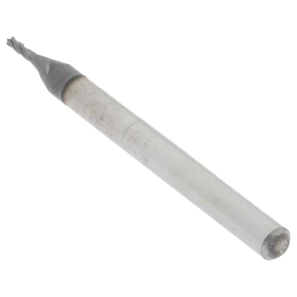Accupro 0.04" Diam 4 Flute Single End Solid Carbide 0.01" Corner Radius End M...