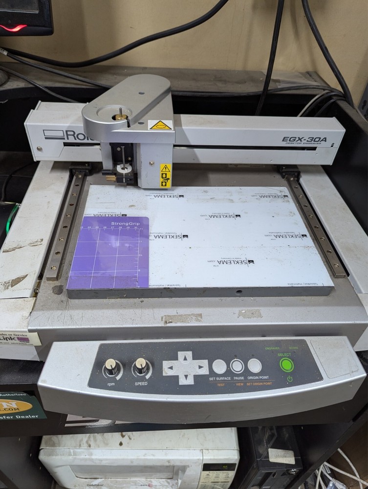 Roland EXG-30A Desktop Engraving Machine Working Great