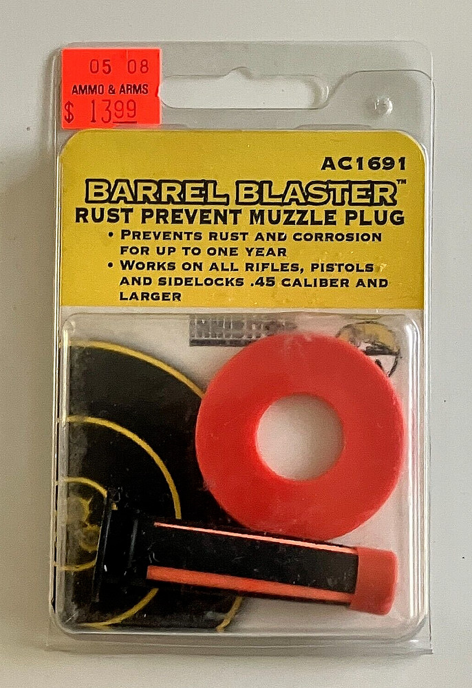 CVA BARREL BLASTER Muzzle Plug Rust Prevent #AC1691