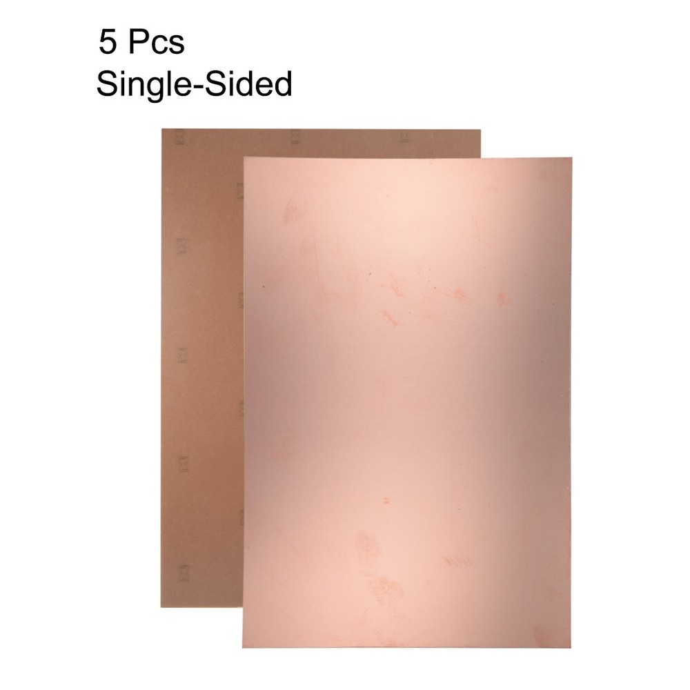 5pcs. 300x200mm Single Side Coated Copper Laminated PCB Circuit Bakelite Board