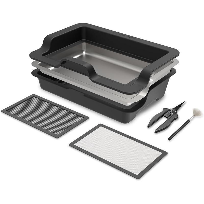 Large Trim Tray System 20-Inch Interchangeable 3-Tray & 2-Screen Kit for Lap Us