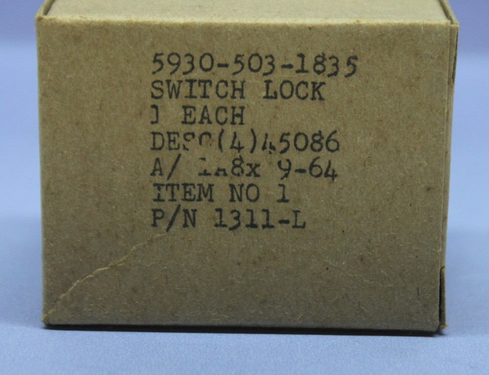 💡 Keyed Lock Locking Single-Pole ON/OFF Toggle Switch, Despard Interchangeable