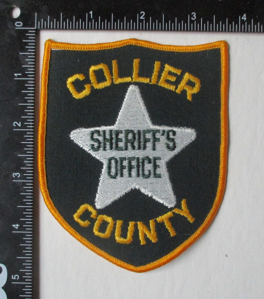 Original Vintage COLLIER COUNTY FLORIDA SHERIFF'S OFFICE PATCH
