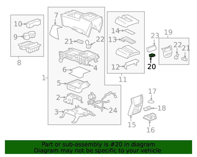 Genuine GM USB Receptacle 20944422