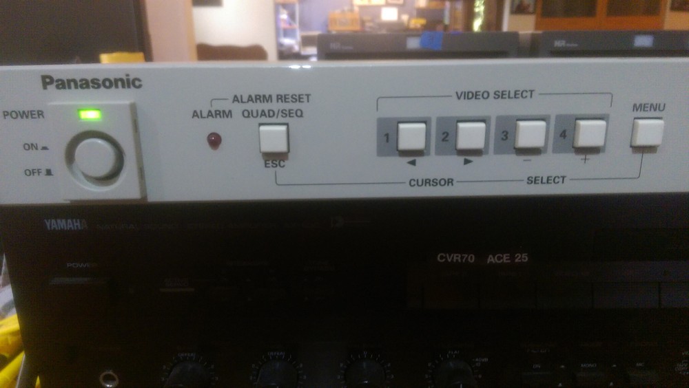 Panasonic WJ-MS424 MS 424 4CH Input Color Quad System Digital Video Multiplexer