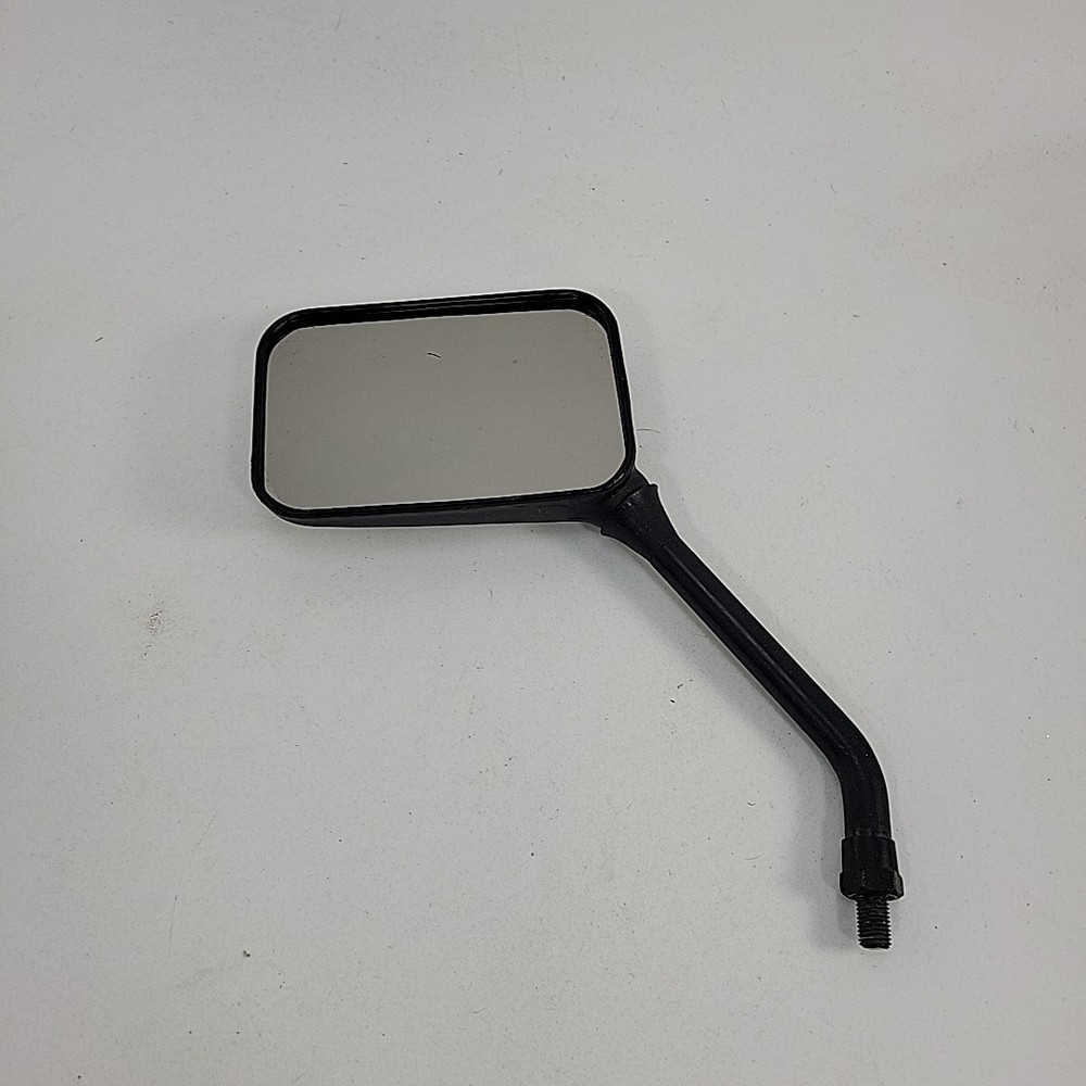 Emgo Left Side Motorcycle Mirror Black Plastic, Metric