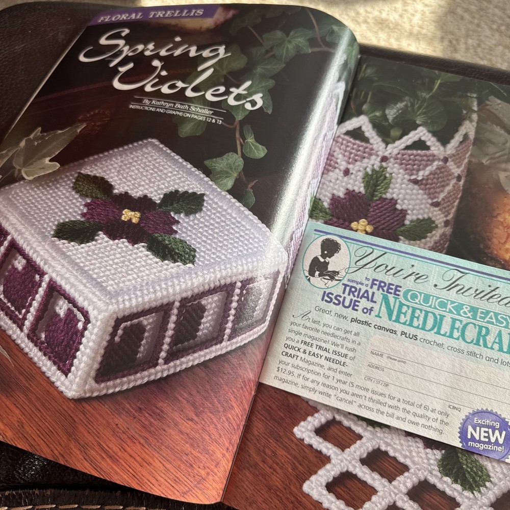 Quick & Easy Plastic Canvas Magazine 1992 No. 17 21 projects *AV