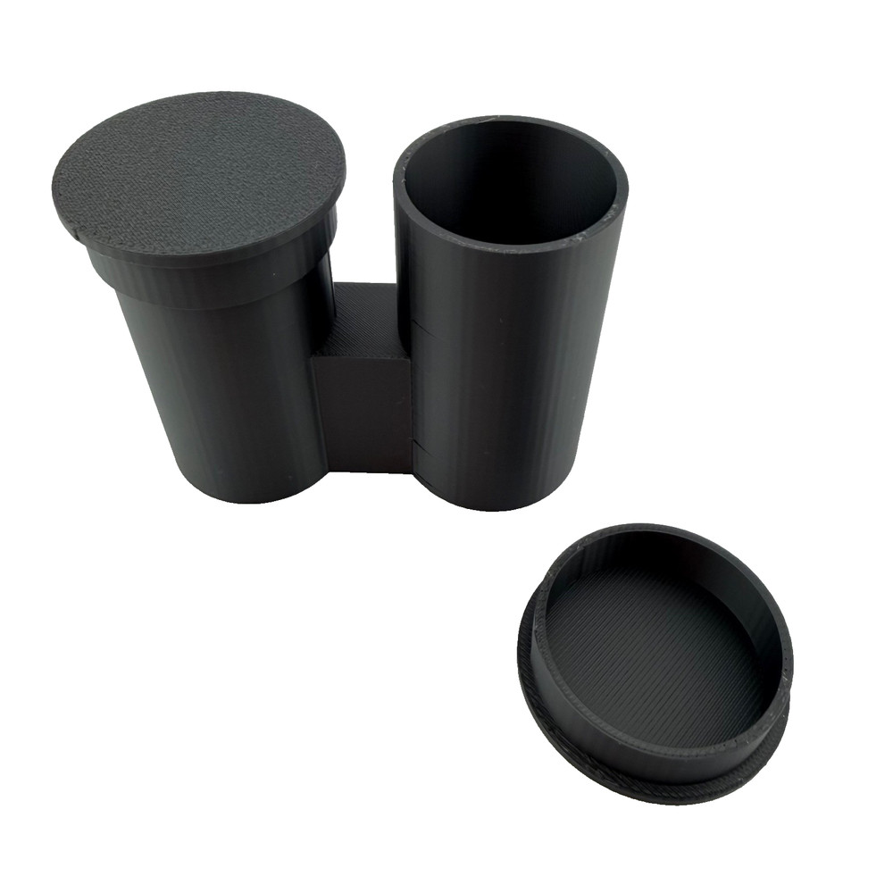 Microscope Objective Holder – RMS Compatible – Deep Case w/ Cap – USA Made (B)
