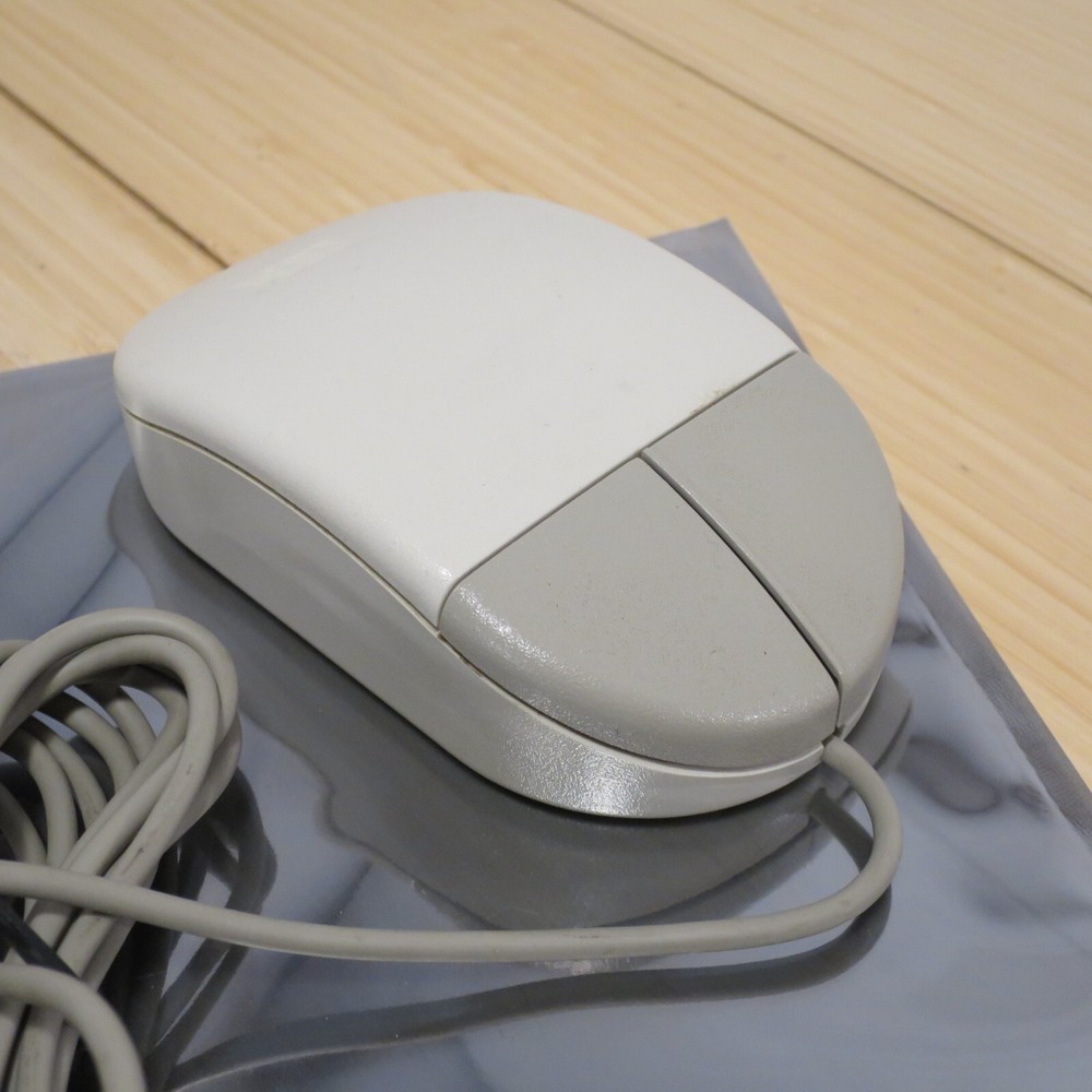 Original IBM Tank Mouse 96F9275 Wired 2 Button - Tested 02