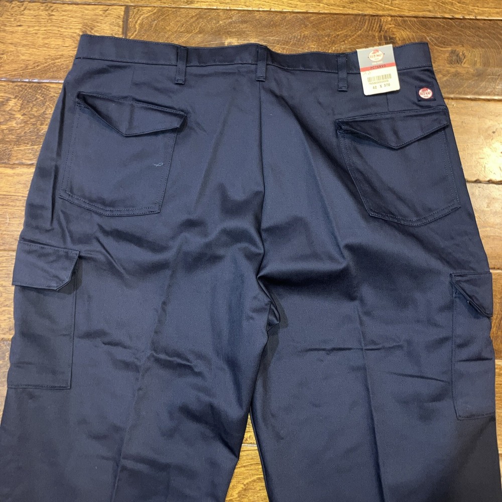 Red Kap 42 X 28 Blue Cargo Uniform Pants ￼
