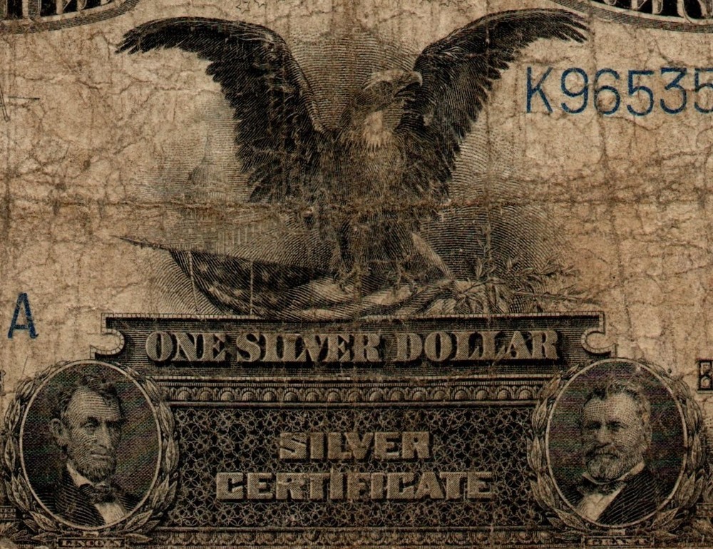 FR 235 - 1899 BLACK EAGLE - SILVER CERTIFICATE - LARGE SIZE $1 - pp A - ROUGH