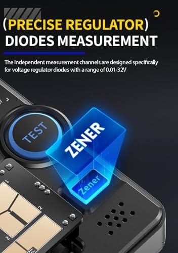 Multifunction Transistor Tester Meter - Capacitor ESR Diode Triode NPN PNP MOSFE