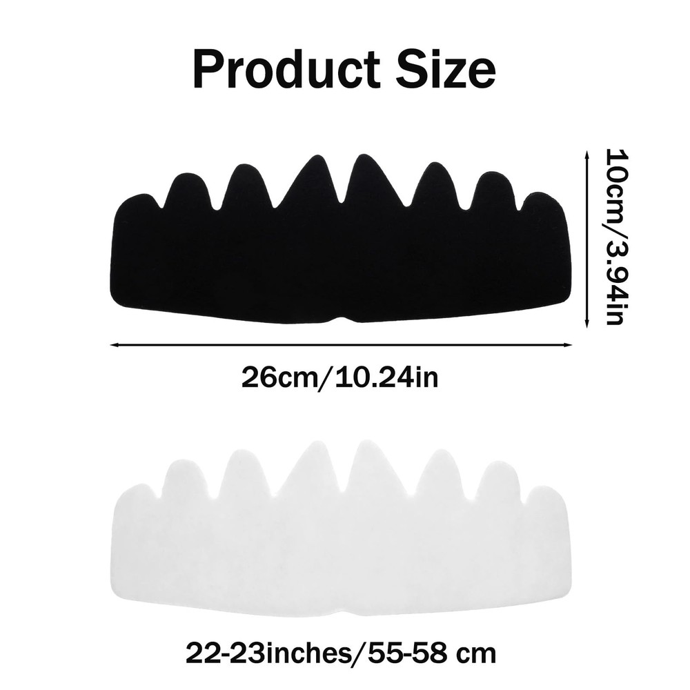 10 Pcs No Sweat Hat Liners Baseball Caps Inserts Shapers for Men Washable Hat...