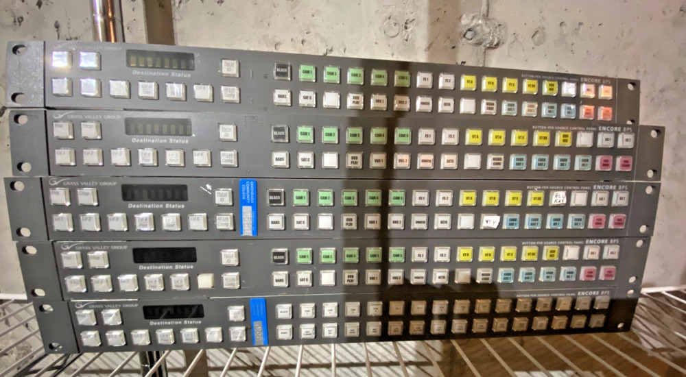 Grass Valley - Encore BPS Button Per Source Control Panel