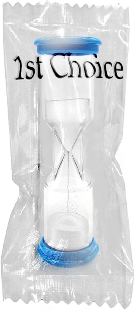 Unique 2 Minute Sand Timer - Blue Acrylic for Timed Testing and Decor