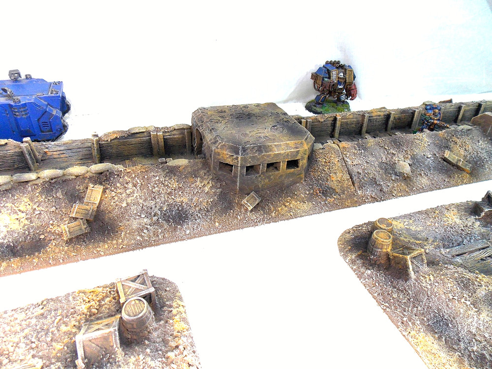 WARGAMING TERRAIN PAINTED ADVANCE ORDERS TRENCH SYSTEM