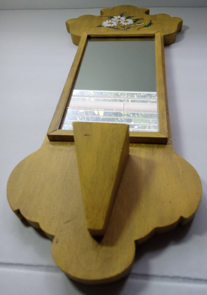Vintage Wood Mirror