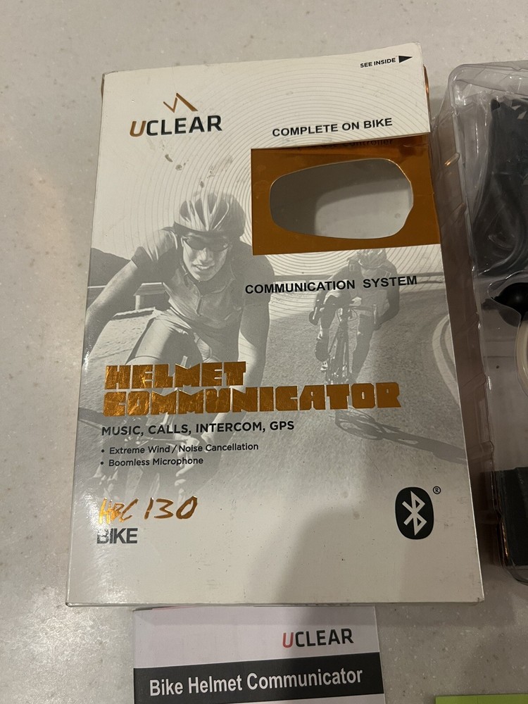 UCLEAR HBC130 Bicycle Helmet Bluetooth Communicator New
