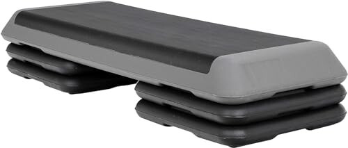 Adjustable Workout Aerobic Stepper, Exercise Step Platform Trainer with 4 Risers