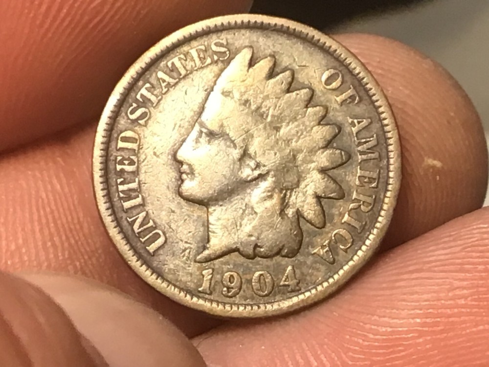 1904 Indian Head Cent Penny, 1 coin